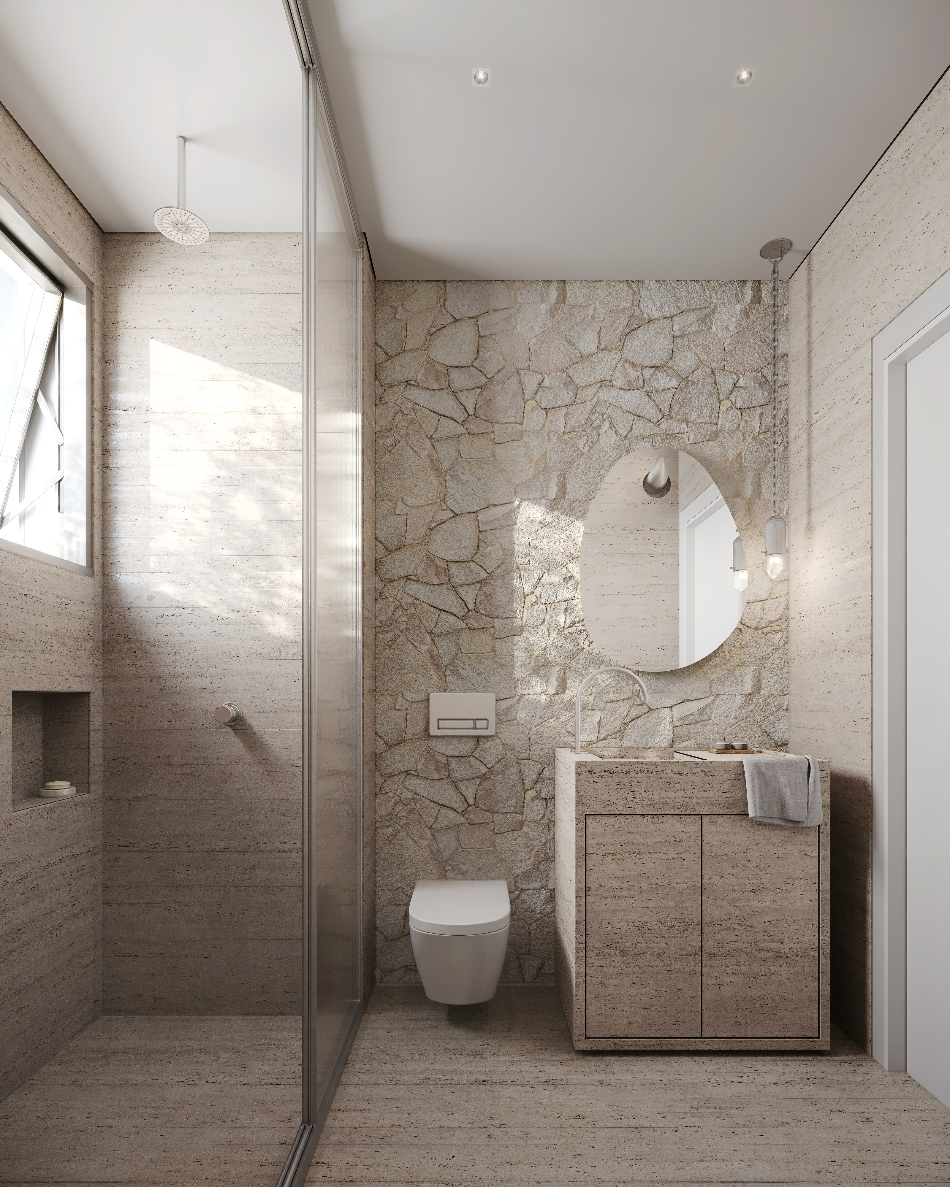 Banheiro suíte do Manhattan Residence - Apartamento alto padrão Gramado